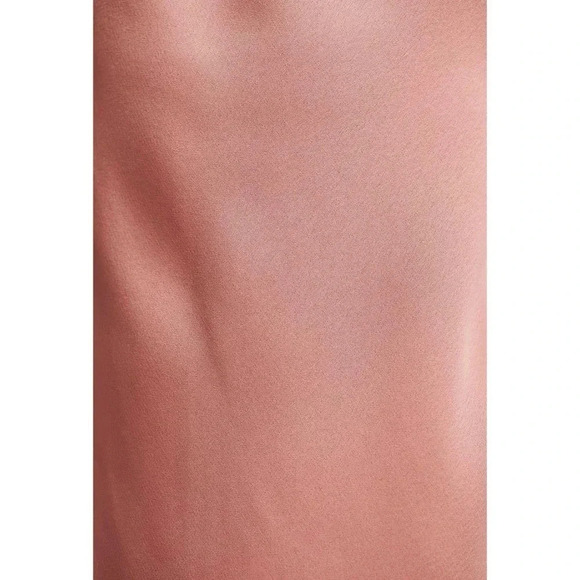 NWT Anthropologie BHLDN Ruby Twist Halter Satin Gown Maxi Dress Wedding Pink 0 - Picture 6 of 15